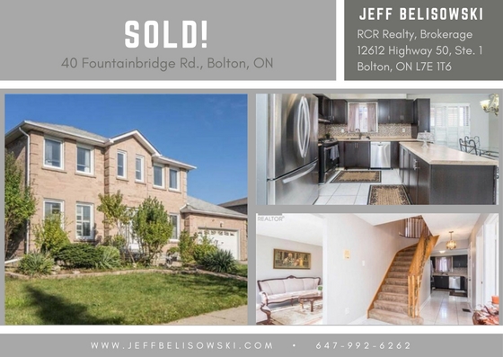 Properties Sold - 40 Fountainbridge, Bolton, Ontario
